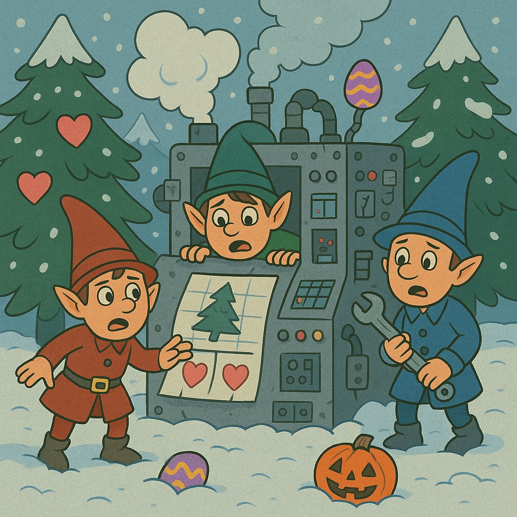 Les lutins ont desorganise le calendrier des fêtes